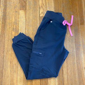 Figs Jogger Scrubs - Women's Night Sky Zamora High Waisted 2.0 Small